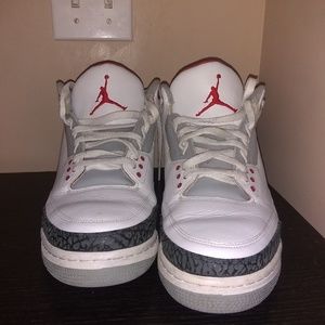 Jordan retro 3 size 12 men